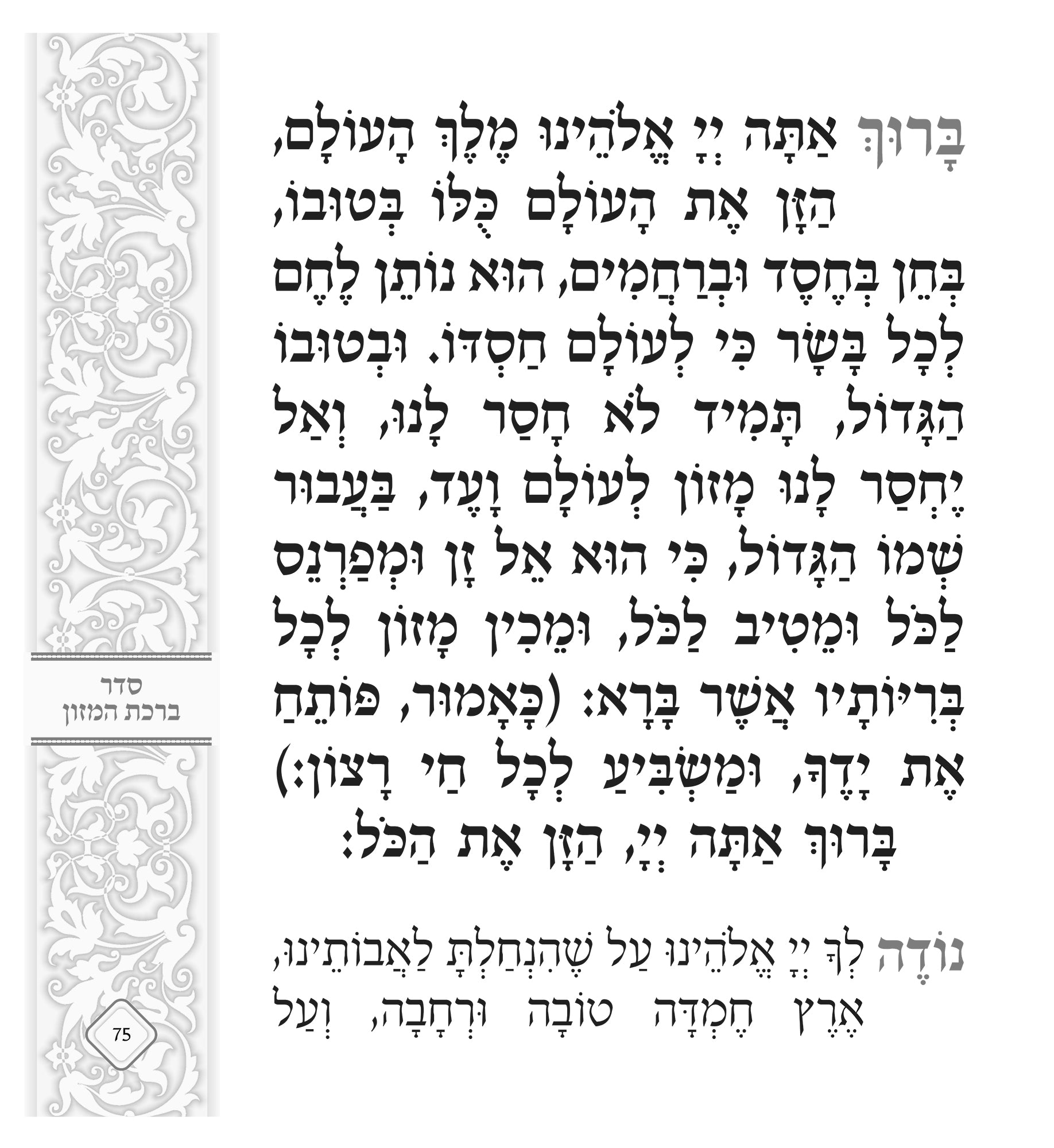 New Tnu Shevach Veshira Zemiros