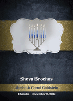 CHANUKAH LAMINATED 14
