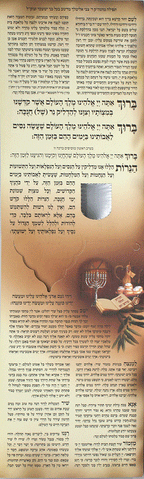 Chanukah Laminated Card