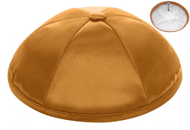 Gold Deluxe Satin Kippah