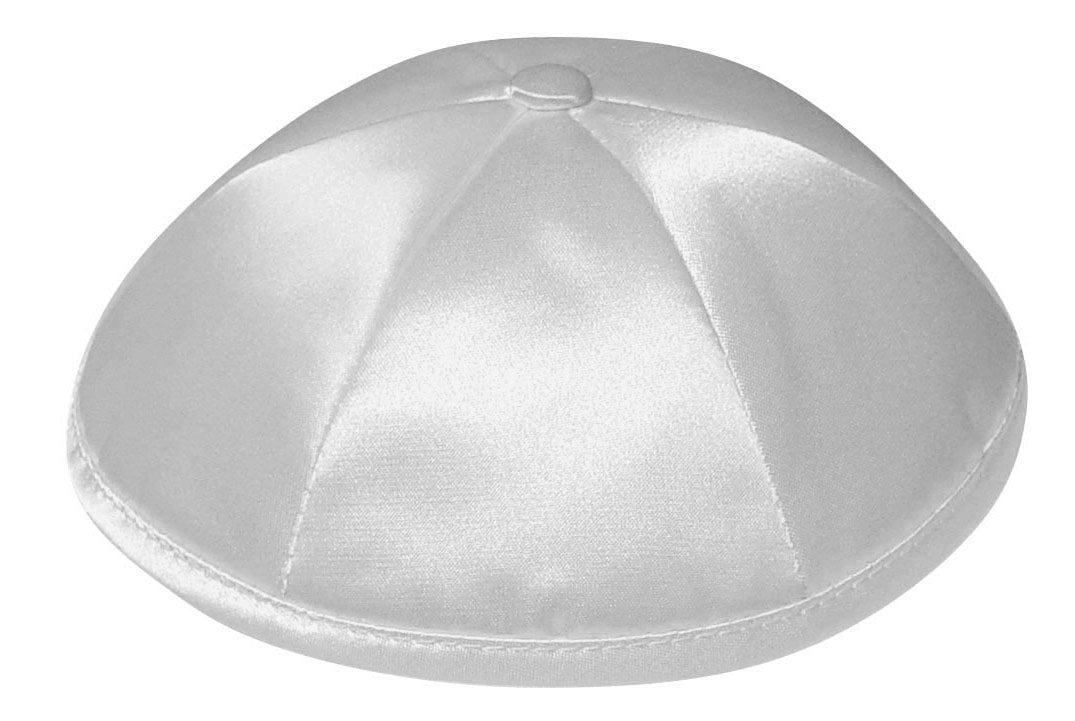 Medium Grey Deluxe Satin Kippah