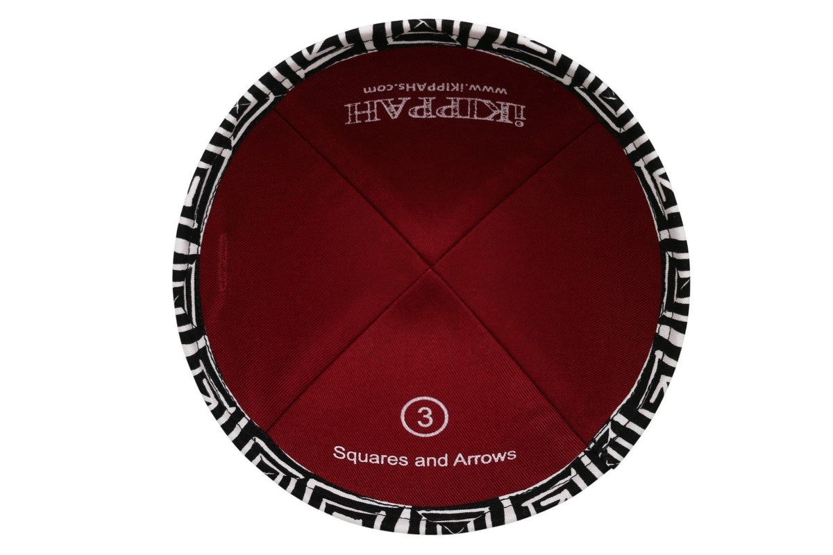 IKIPPAH SQUARES AND ARROWS YARMULKE