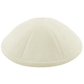 Ivory Burlap Kippah