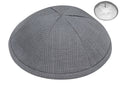 Grey Linen Kippah