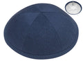 Navy Linen Kippah