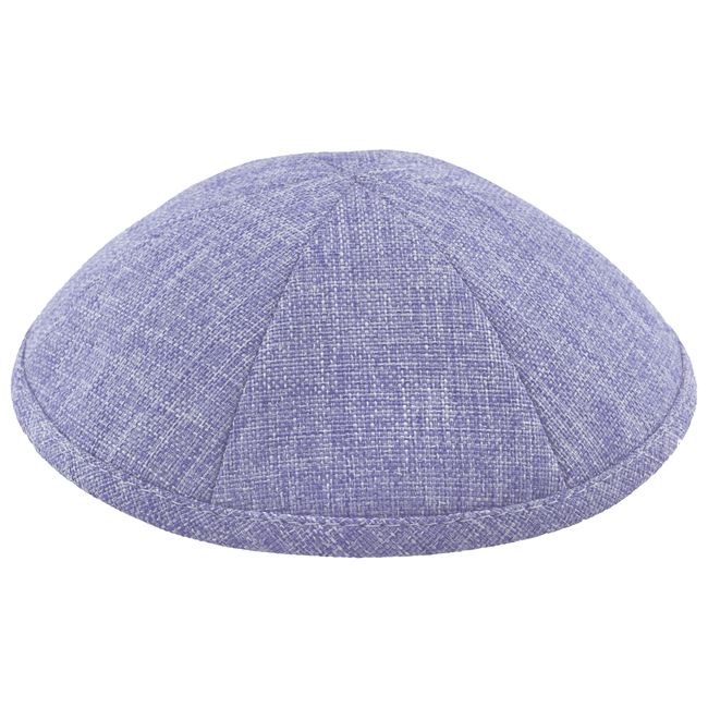 Lavender Burlap Kippah
