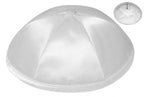 Light Grey Deluxe Satin Kippah
