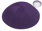 Purple Linen Kippah