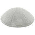 Light Grey Burlap Kippah