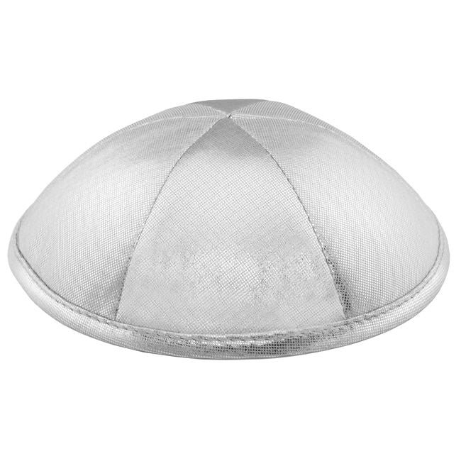 Silver Lamé Deluxe Kippah