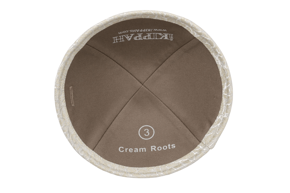 IKIPPAH CREAM ROOTS YARMULKE