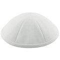 White Burlap Kippah