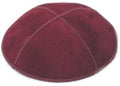 Burgundy Suede Yarmulke