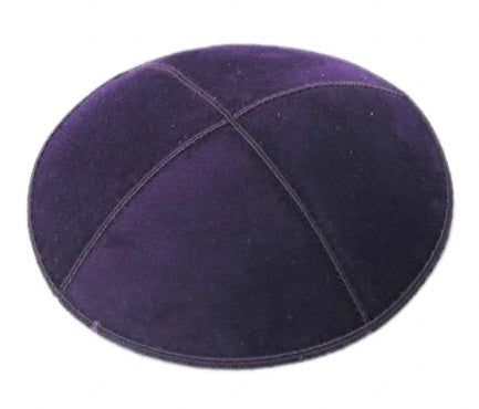 Purple  Suede Yarmulke