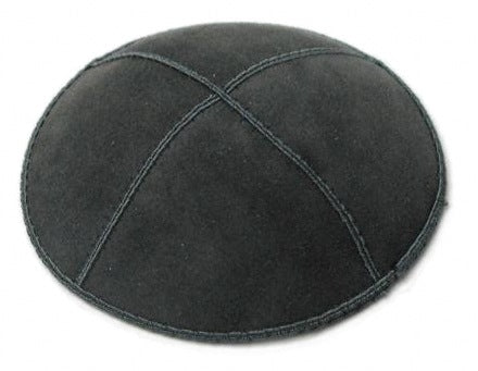 Charcoal  Suede Yarmulke