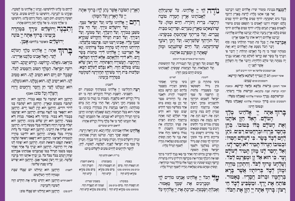 Custom Bencher for Bat Mitzvah #3