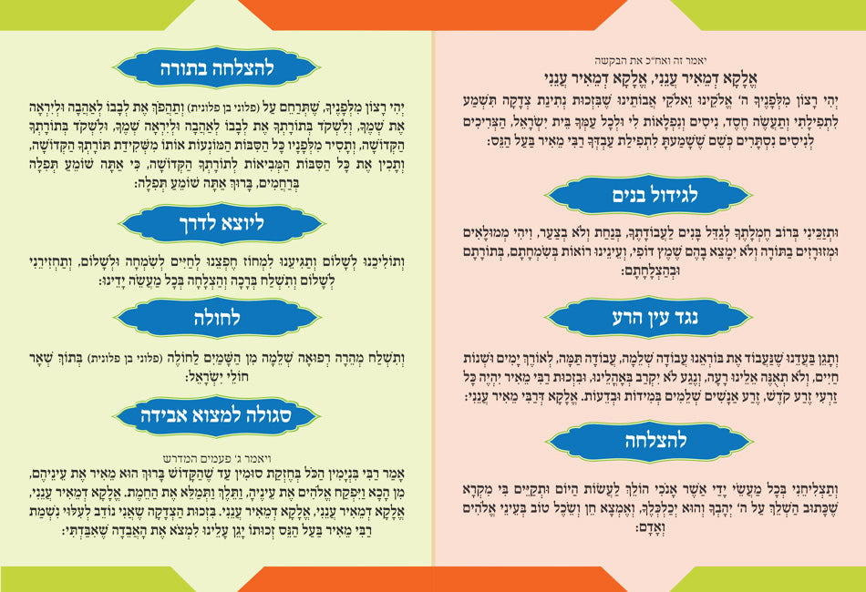 Custom Bencher: hafrashat challah