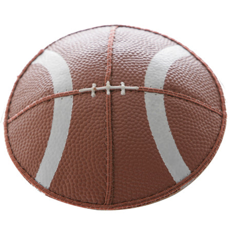 Football Emobossed leather Yarmulke