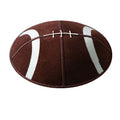 Suede Football Yarmulke