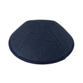 IKIPPAH NAVY BURLAP YARMULKE