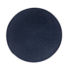 IKIPPAH NAVY BURLAP YARMULKE