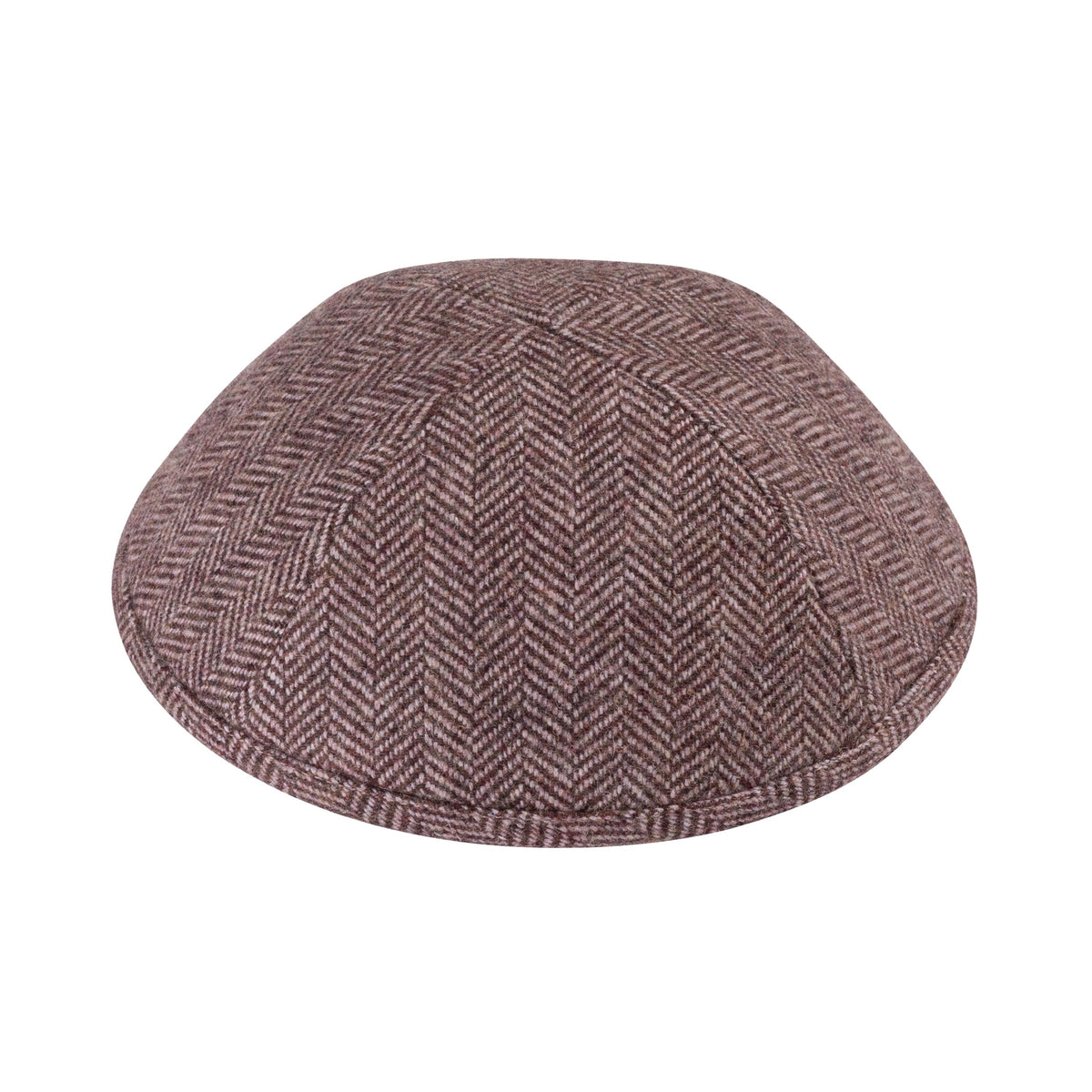 IKIPPAH MAROON HERRINGBONE YARMULKE