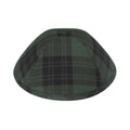 IKIPPAH GREEN & BLACK PLAID YARMULKE