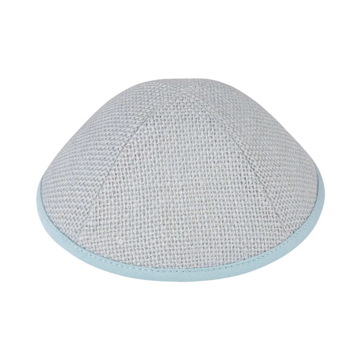 IKIPPAH LIGHT BLUE BURLAP YARMULKE