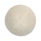 IKIPPAH CREAM BURLAP YARMULKE