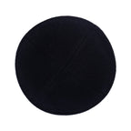 IKIPPAH BLACK WOOL YARMULKE