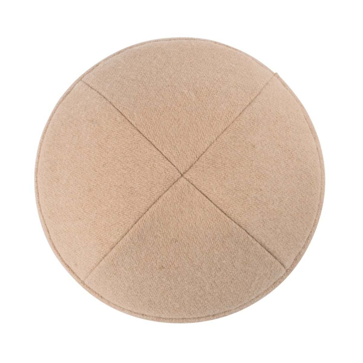 IKIPPAH TAN WOOL YARMULKE