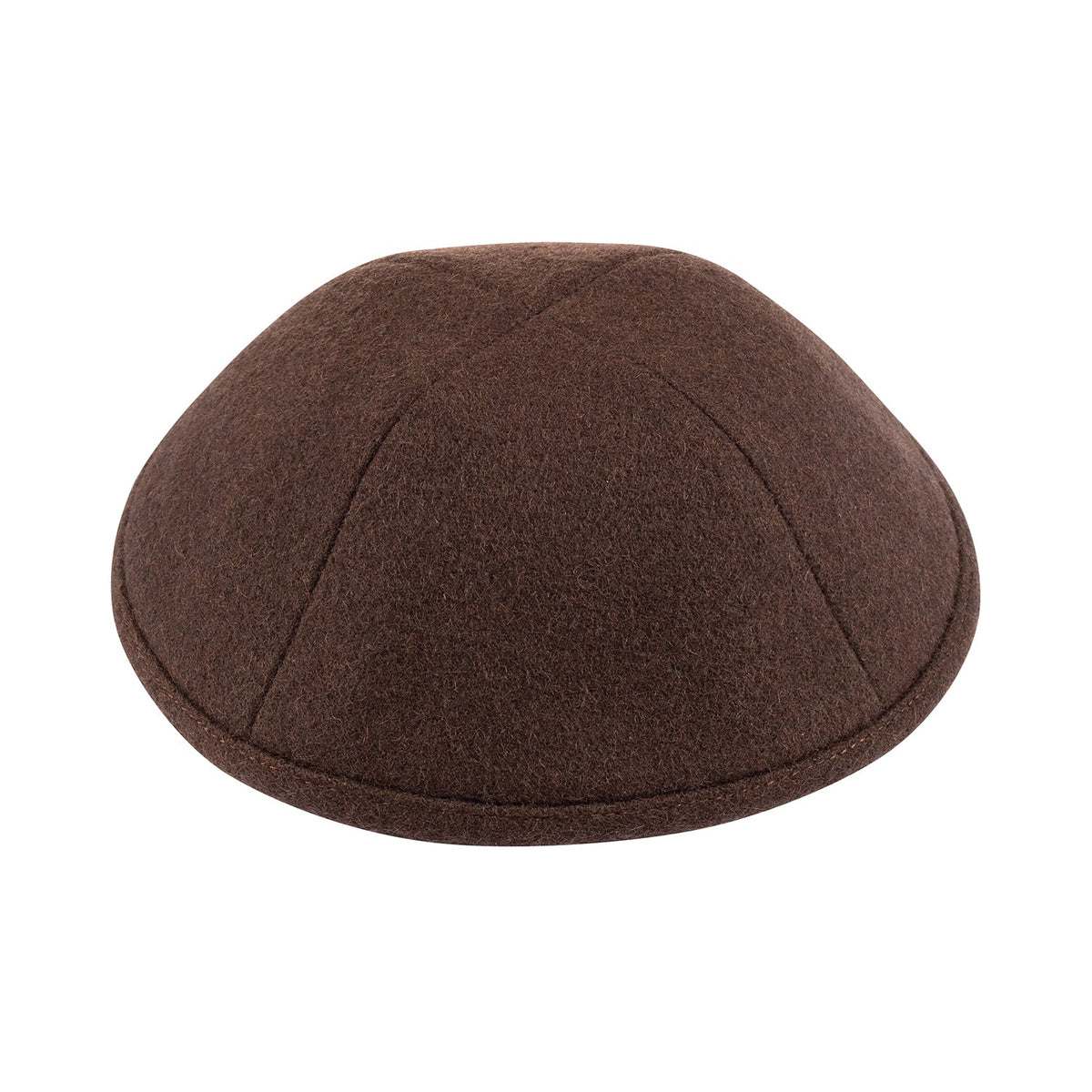 IKIPPAH BROWN WOOL YARMULKE