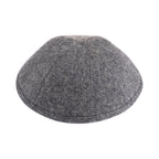 IKIPPAH MID GRAY WOOL YARMULKE