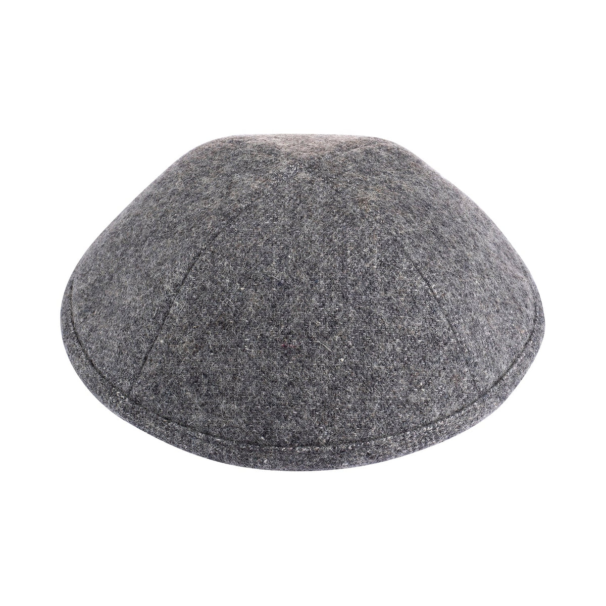IKIPPAH MID GRAY WOOL YARMULKE