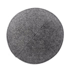 IKIPPAH MID GRAY WOOL YARMULKE