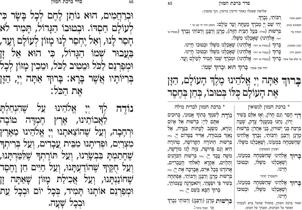 Hebrew Mincha / Maariv -