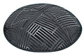 Mosaic Embossed Suede Yarmulke