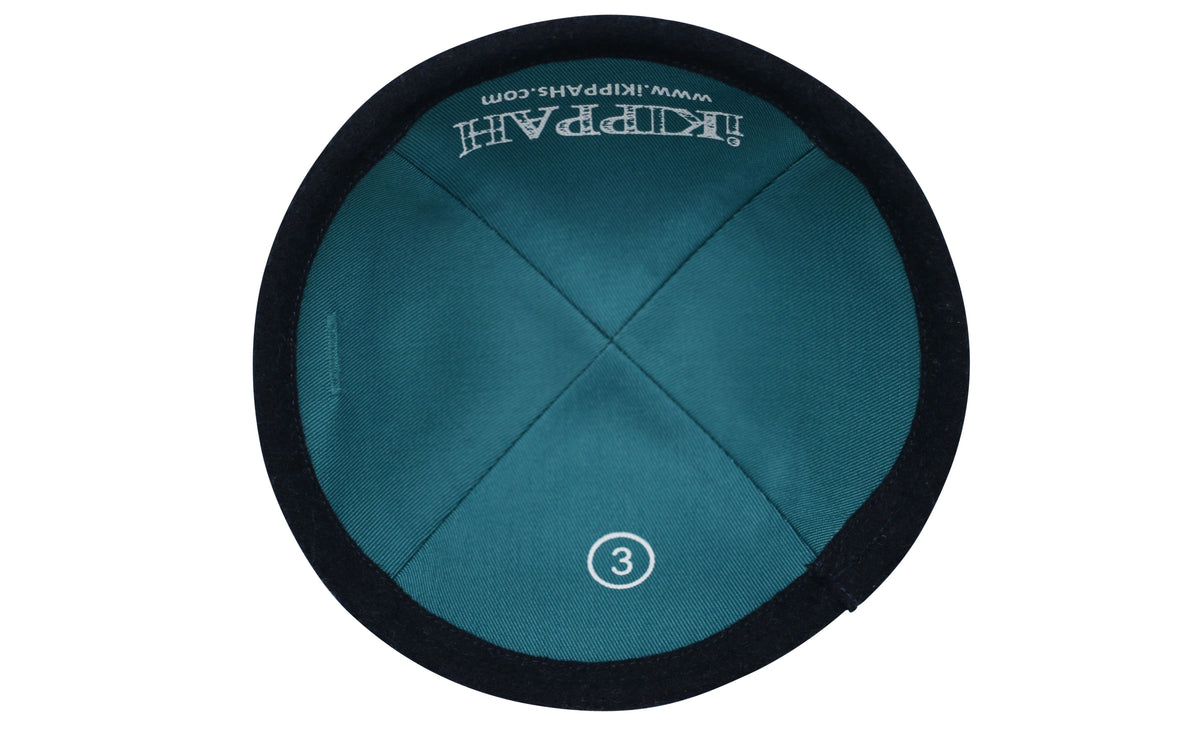 IKIPPAH NAVY WOOL YARMULKE