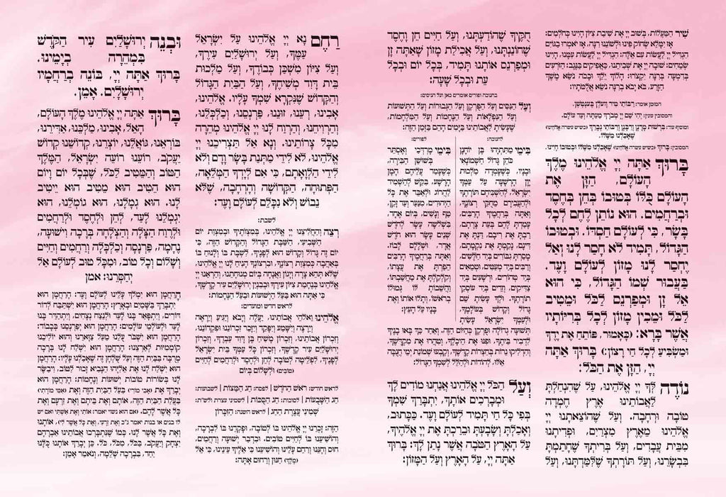 Custom Bencher for Bat Mitzvah #18