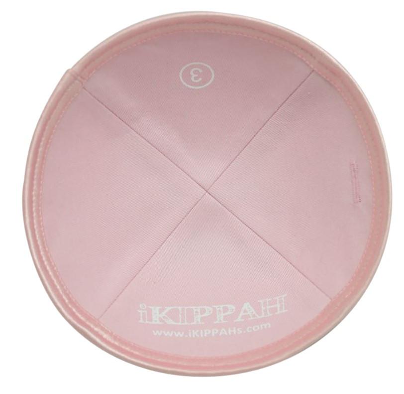IKIPPAH BABY PINK BURLAP YARMULKE