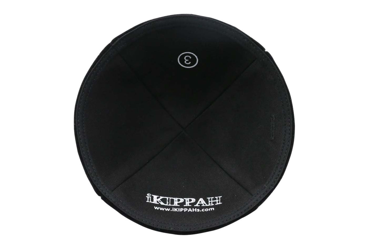 IKIPPAH BLACK VELVET - RIMLESS YARMULKE