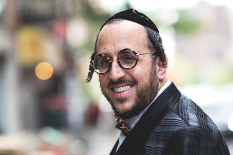 IKIPPAH LIGHTNING BOLT - GLOW IN THE DARK YARMULKE