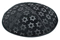 Star David Embossed Suede Yarmulke