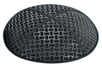 Basket Weave Embossed Suede Yarmulke