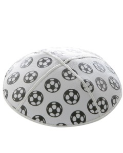 Mini Soccerballs Sports Embossed Yarmulke