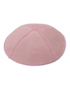 Light Pink Suede Yarmulke